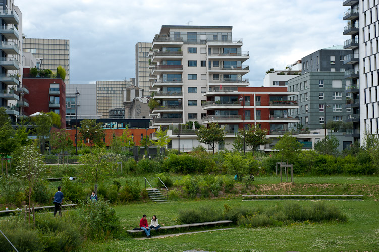 Jardin des grands Moulins Paris 13e